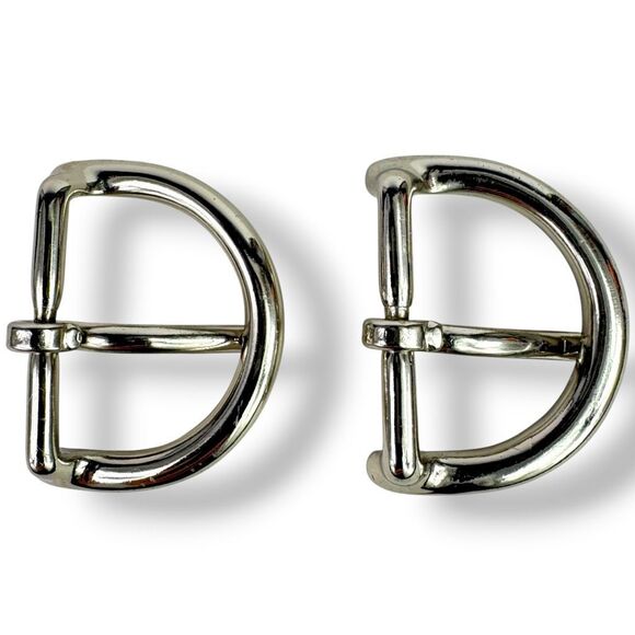 Coach Replacement Silver Buckles for Bags Hardware Lot Set 4 Pc - 1.25” x 1.75” - Picture 5 of 8